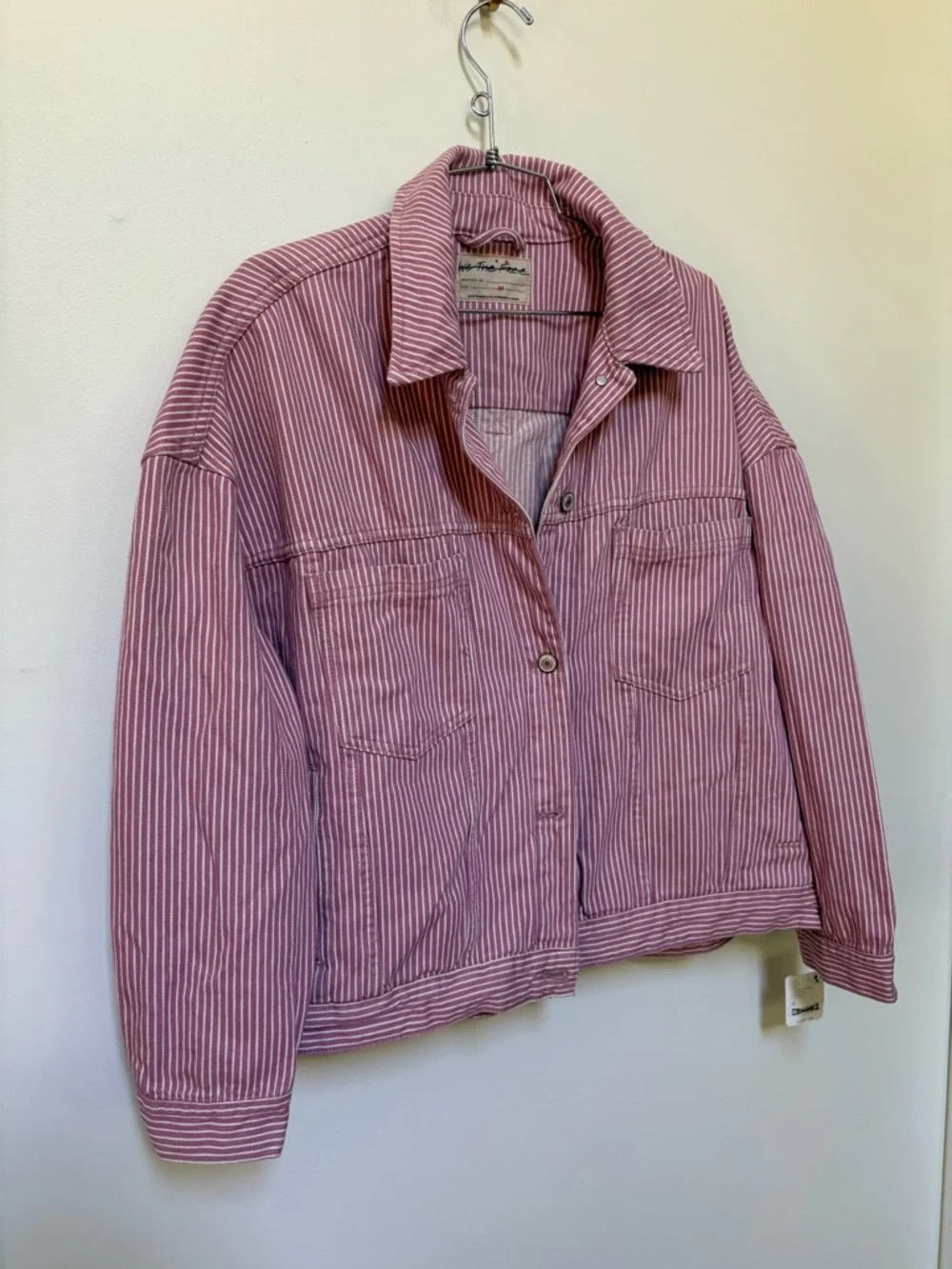 NWT Free People We The Free Opal Swing Railroad Jacket Size Medium - Picture 4 of 16